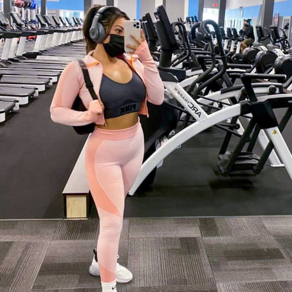 Seamless Body Contouring Athletic set ( Heather Grey)